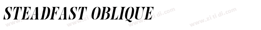 steadfast oblique字体转换